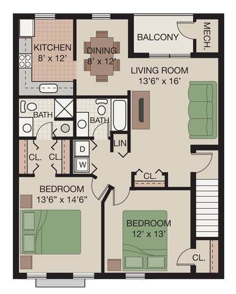 Floor Plan - Bristol (second floor)