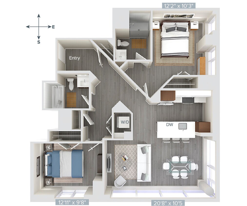 Floor Plan - B5-1139-1146-Glass