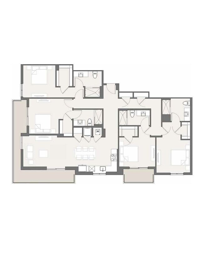 D1 floor plan The Vibe Miami - D1