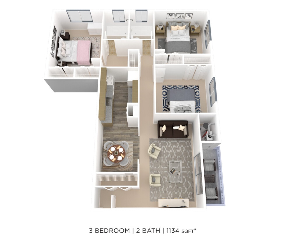 Floor Plan - Three Bedroom