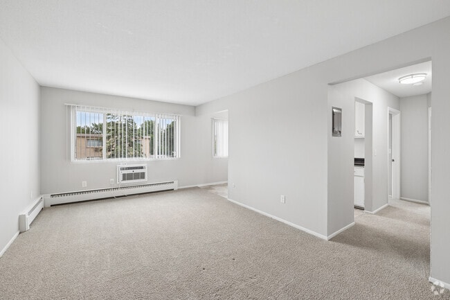 2BR, 1BA - 950SF - Living Room - LaBlanche Apartments