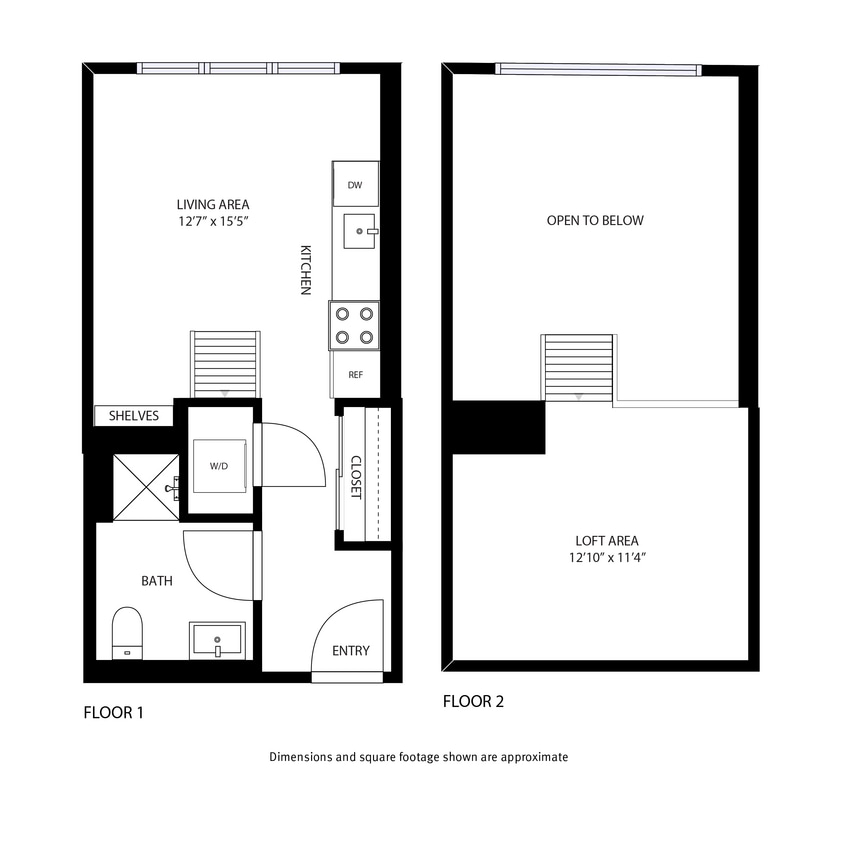 Floor Plan - Style A Loft
