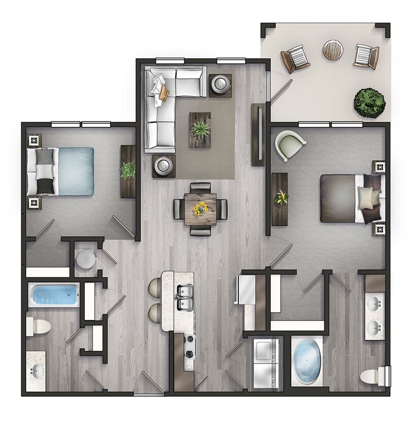 Floor Plan - B5 - 2/2 (Blue Ridge)