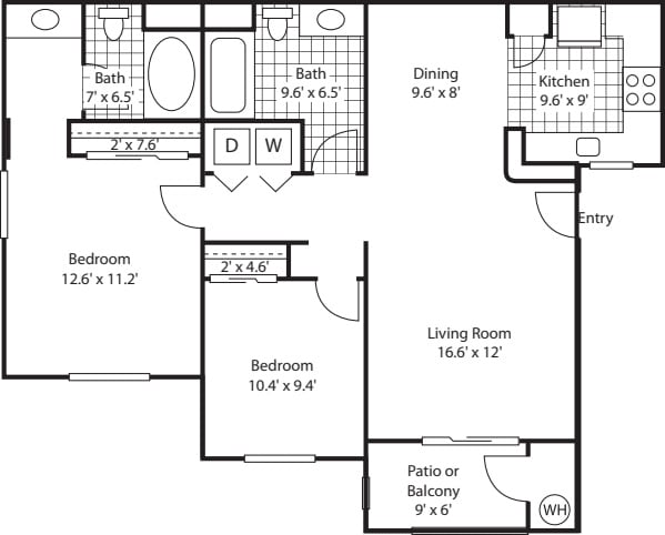 Floor Plan - Topaz