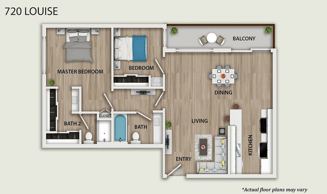 720 Louise 2 Bed 2 Bath - 2BR/2BA