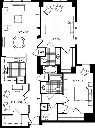 2A floor plan The Clarendon - 2A