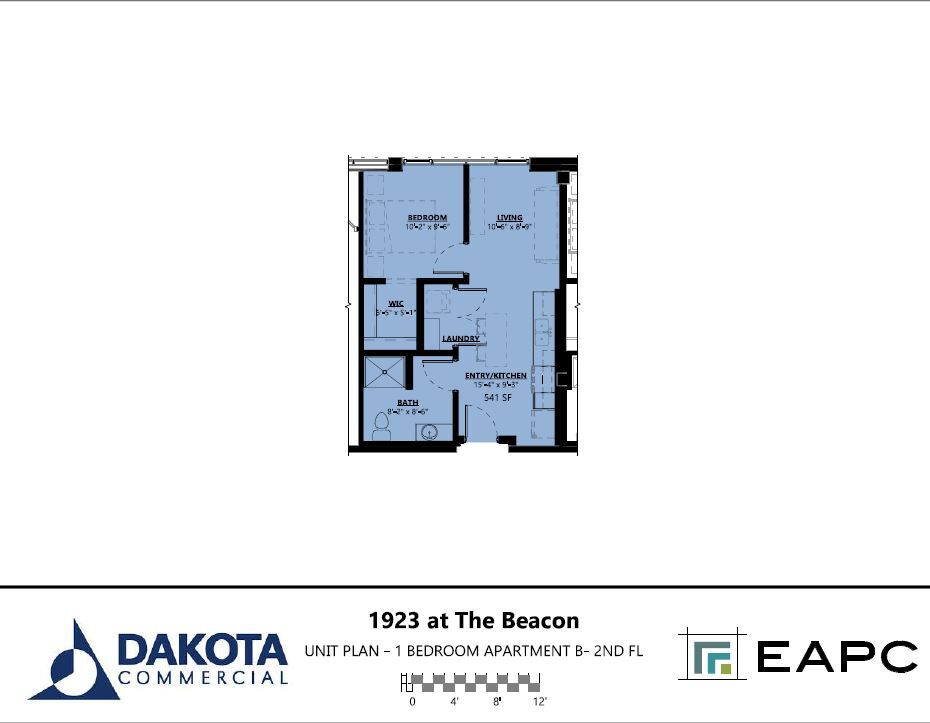 Floor Plan - 1B/1B B