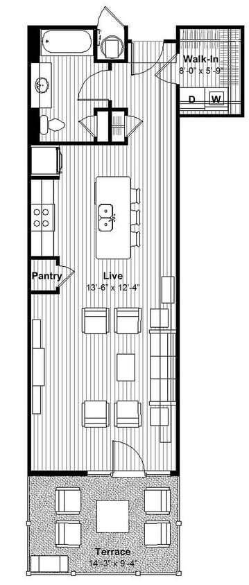 Luxury Loft Studio + Terrace, Spa Tub - Luxury Loft Studio + Terrace, Spa Tub
