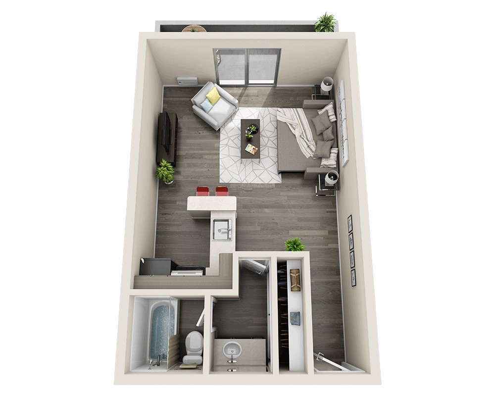 Floor Plan - Harbor (E1B-N)