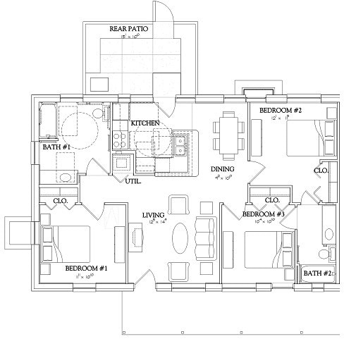 3BR/2BA- Handicapped - 3 Bedroom - Garden