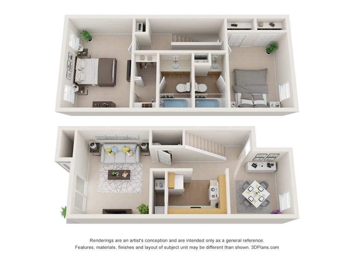 Floor Plan - T2 - Townhome