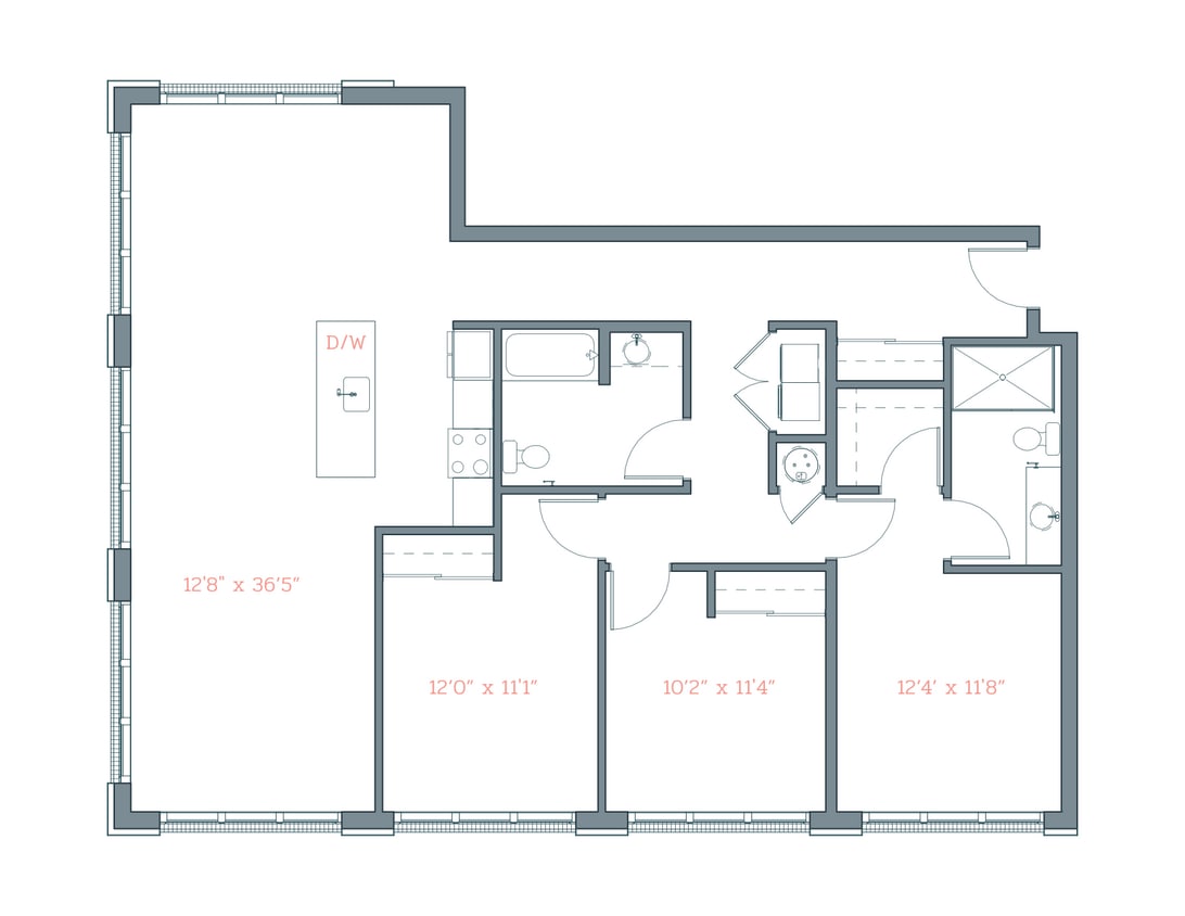 Floor Plan - The Platform_Unit C1