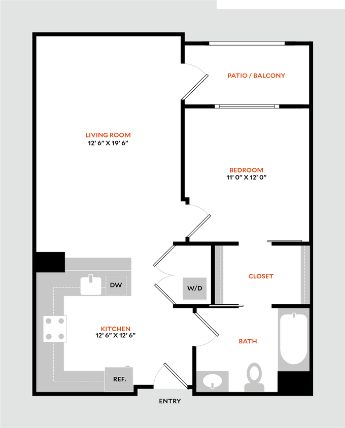 Floor Plan - Plan 1J