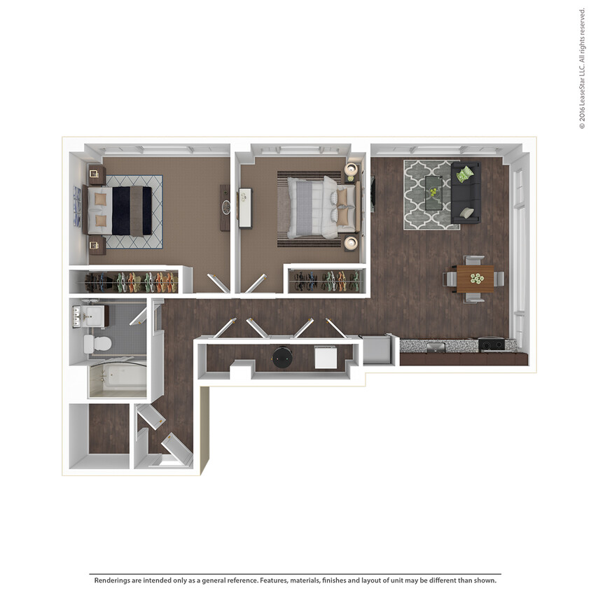 Floor Plan - 2 Bedroom