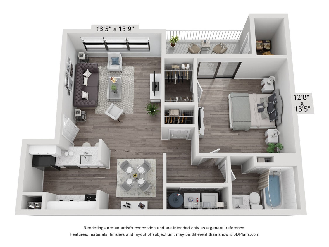 Floor Plan - Scarlet Renovated