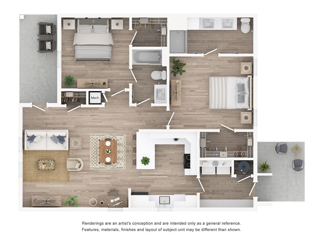 Floor Plan - Cottage B1