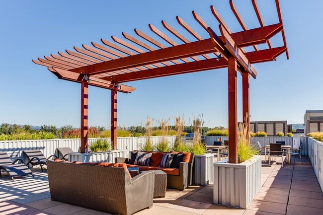 Relax with a glass of wine on the rooftop terrace - The Matisse