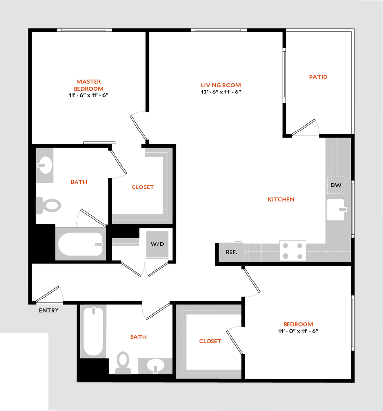 Floor Plan - Plan 2E