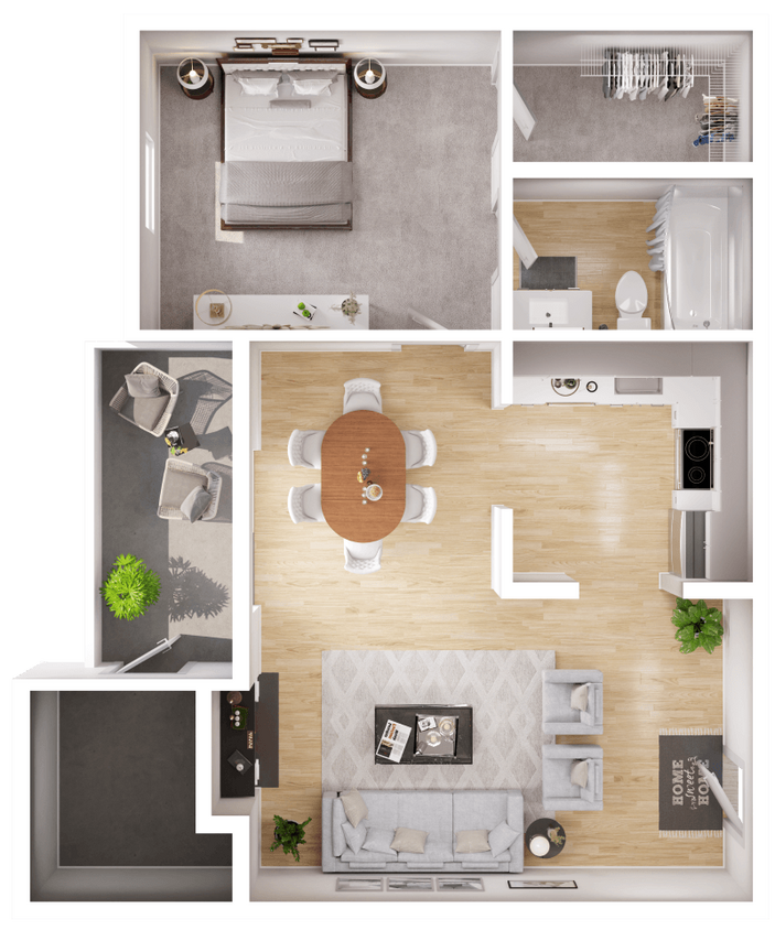 Floor Plan - 1B Renovation 2