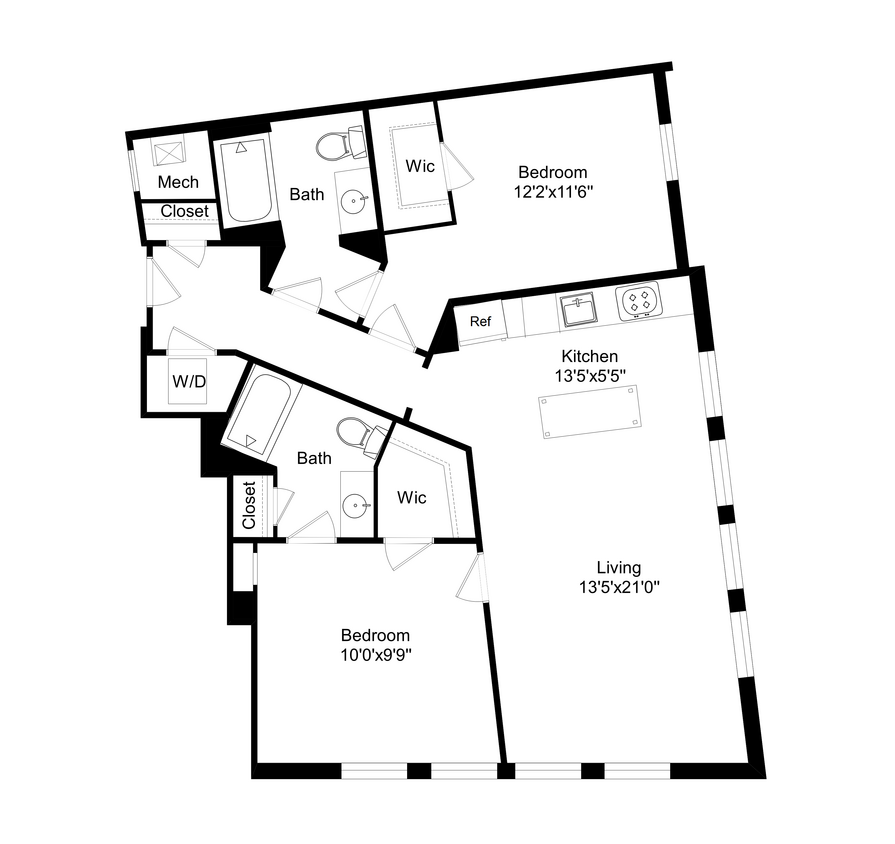 Floor Plan - 2B5