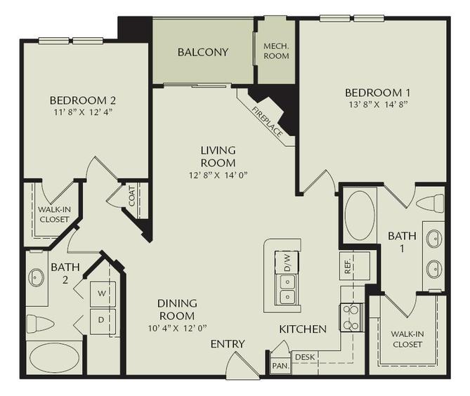 Floor Plan - B1 - Minerva