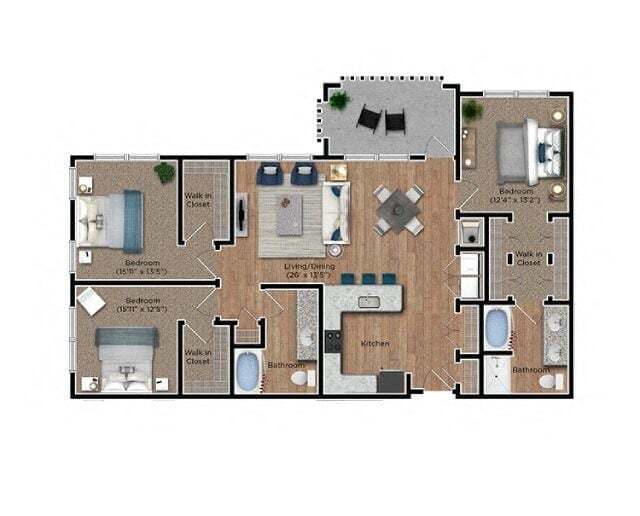 Floor Plan - 3A