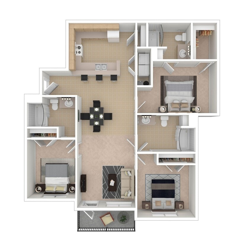 Floor Plan - Forest Hills - Chardonnay