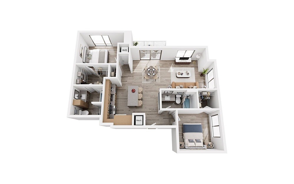 Floor Plan - B5 Renovated