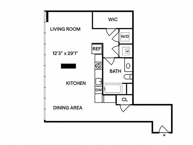 Floor Plan - Deluxe Loft 732