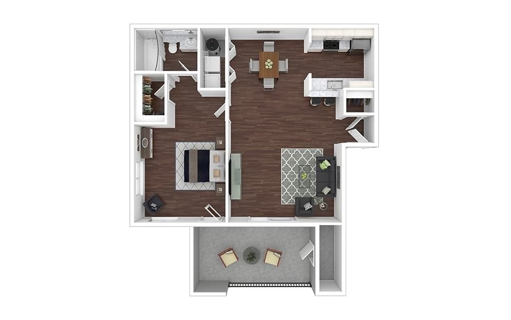 Floor Plan - La Cañada - Renovated