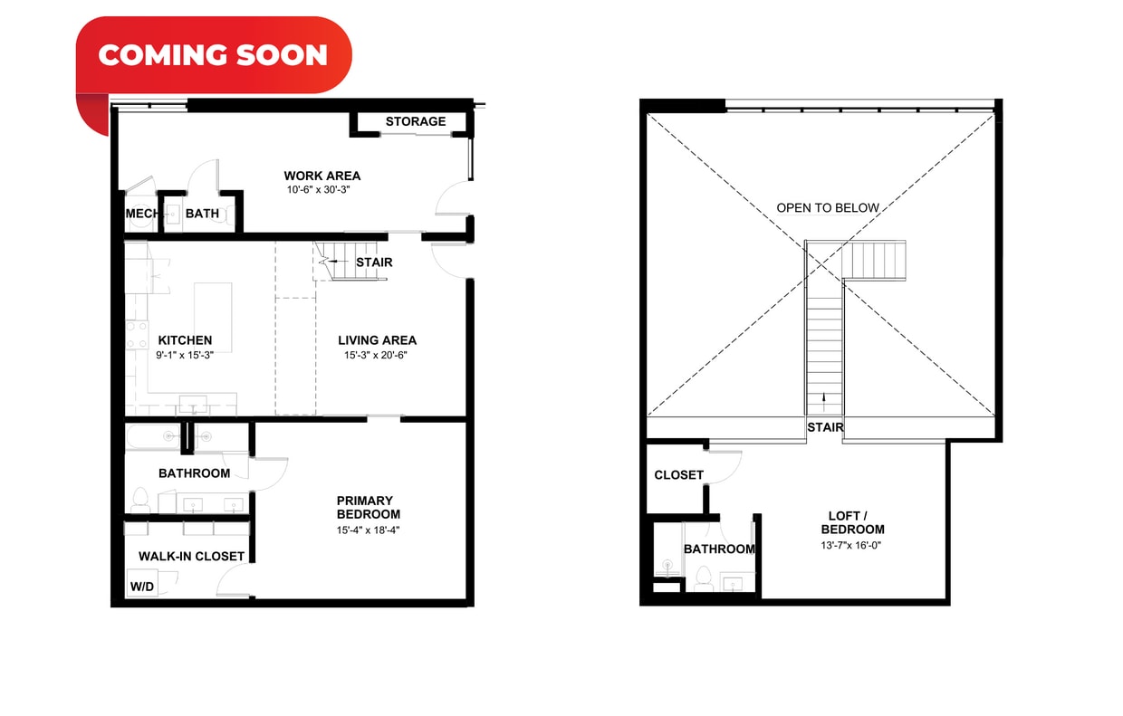 Floor Plan - Live-Work 1080