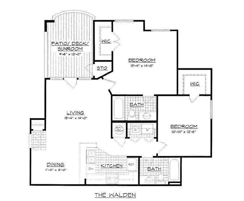 Floor Plan - The Walden