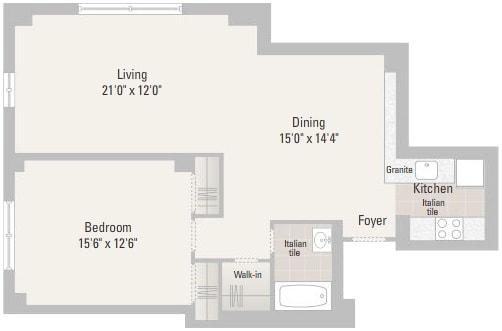 Floor Plan - fron-1Tl