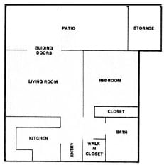 1-Bed/1-Bath - Maple