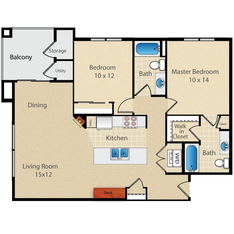 Floor Plan - 2A