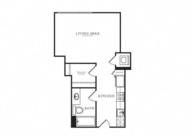 Floor Plan - Studio-A2B