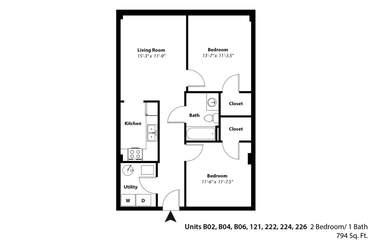 Floor Plan - The Marshall