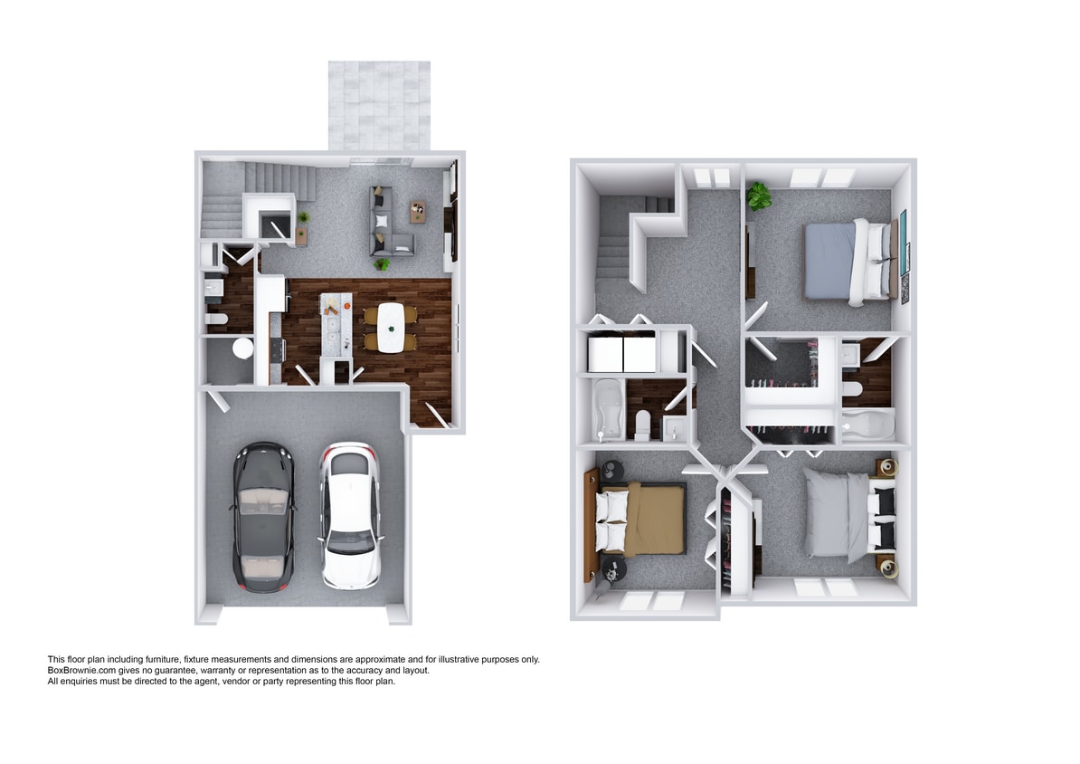 Floor Plan - 3 Bedroom 2.5 Bathroom 
