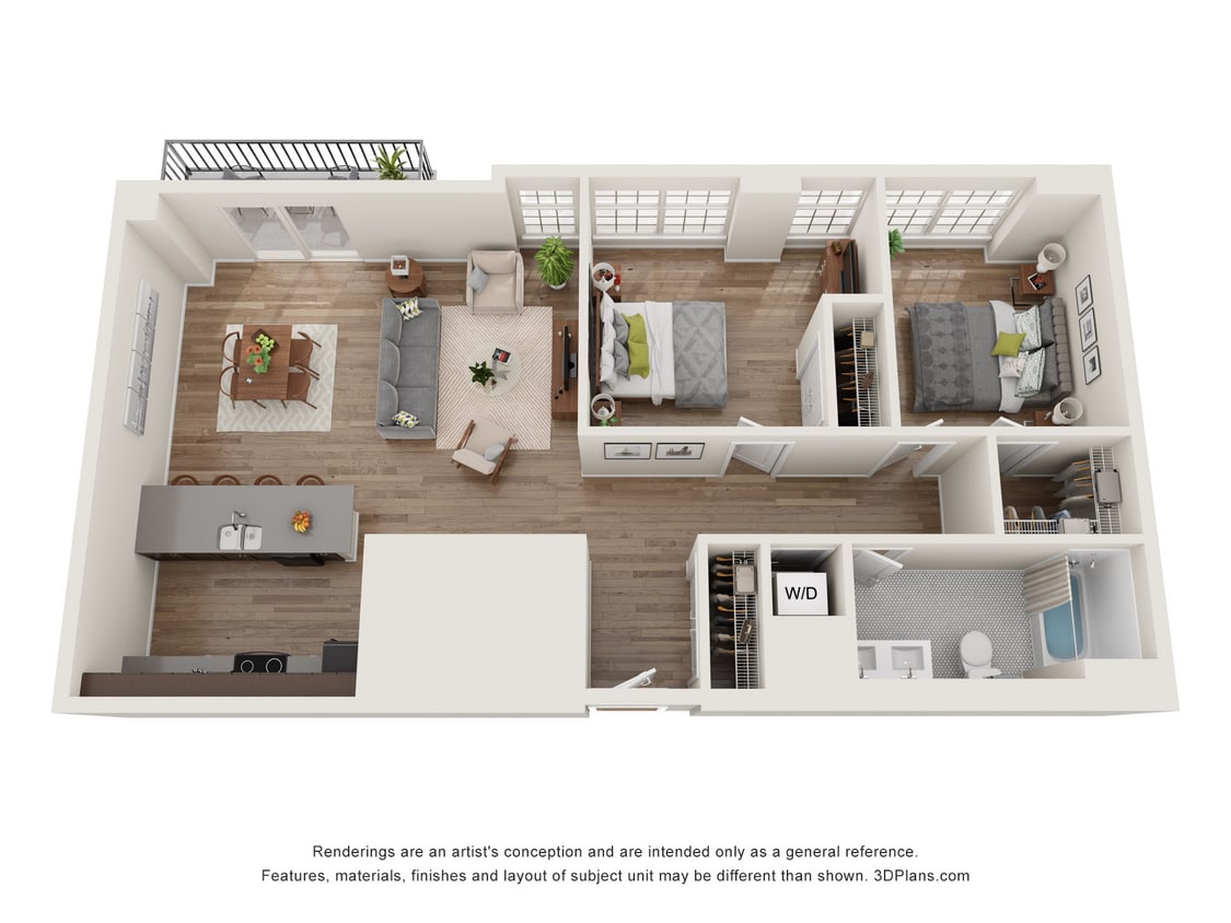 woodrow-apartment-fargo-nd-arbor-floorplan.jpg - Arbor (2x1)