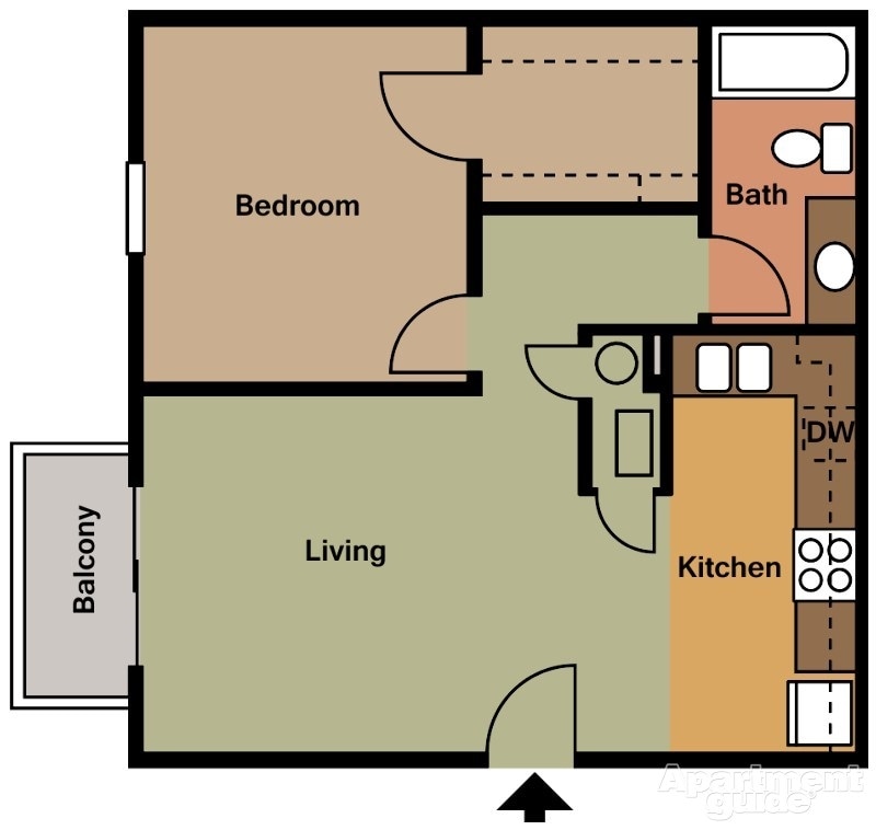 1BR/1BA - 1 Bedroom 1 Bath- ALL UTILITIES INCLUDED