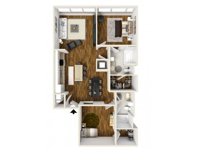 Floor Plan - 2 Bedroom