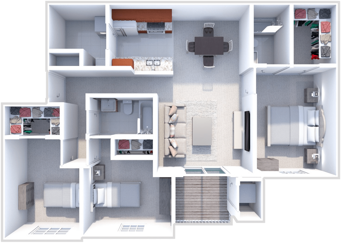 Floor Plan - The Fitzgerald