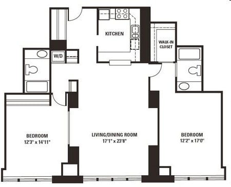 2BR/2BA - 2F