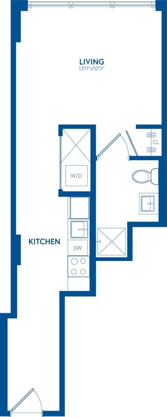 Floor Plan - Studio - 463