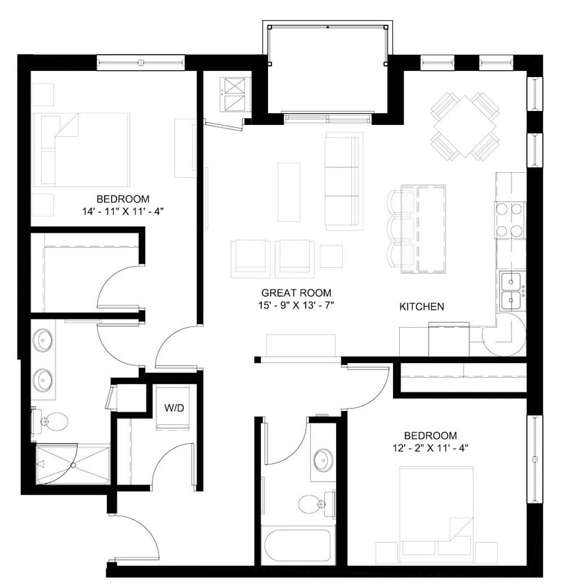 Floor Plan - The Grand Teton (C4)
