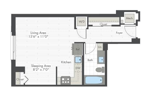 Floor Plan - Studio-A1