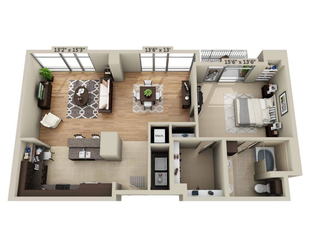 Plan I (A1G) - Floorplan I