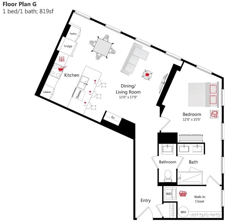 Floor Plan - Luxury Suite G