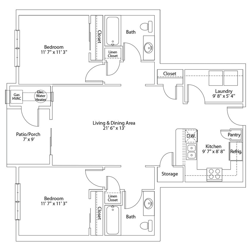 Floor Plan - The Pebble A