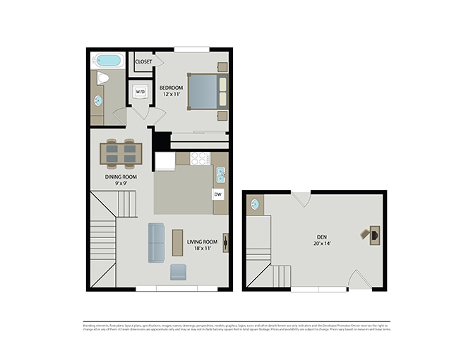 Floor Plan - Soho  LiveWork